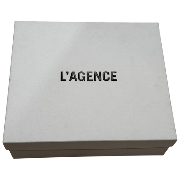 L'AGENCE Other - L’AGENCE Designer Shoe Box | White Storage Box | 13x11.5x4.5”